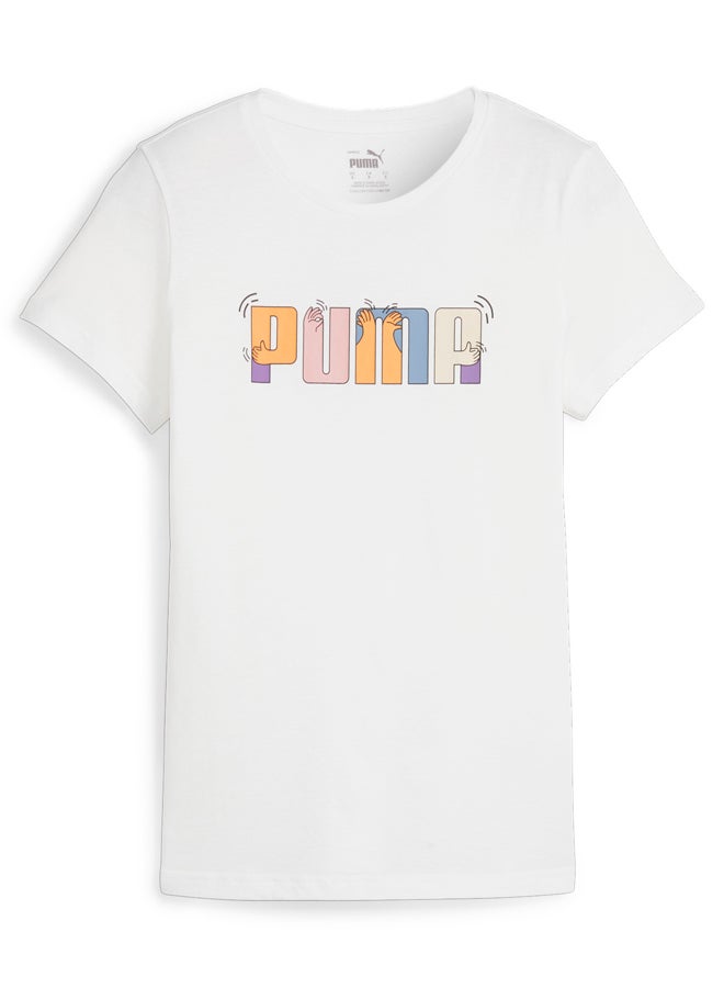 PUMA تي شيرت جرافيكي من Ess+ - Image 1