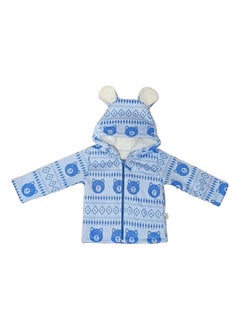 BabyShoora Baby two-piece set of pants + sweatshirt and cape  - Image 2