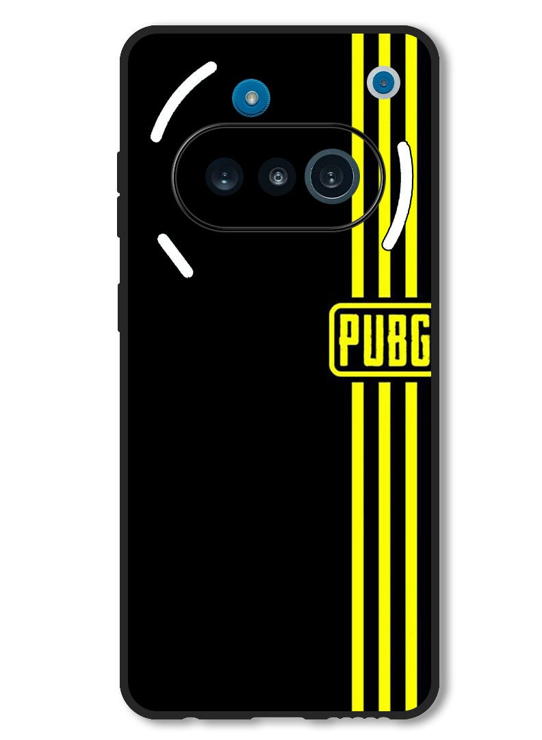 Theodor Case Compatible with Nothing Phone 3a Protection Shockproof Bumper Cover Pubg Logo - Image 1