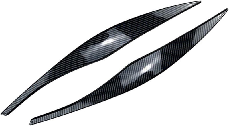 DEMULAX Car Headlight Eyelid Eyebrow Cover Trim for BMW E90 E91 - Image 4