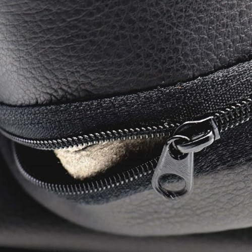 FZJDSD 2pcs Black Leather Seat Armrest Cover Compatible with Lexus RX300 RX330 RX350 2003 2004 2005 2006 2007 2008 2009 with Zippered Design - Image 4