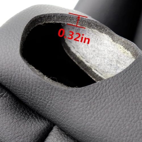 FZJDSD 2pcs Black Leather Seat Armrest Cover Compatible with Lexus RX300 RX330 RX350 2003 2004 2005 2006 2007 2008 2009 with Zippered Design - Image 5