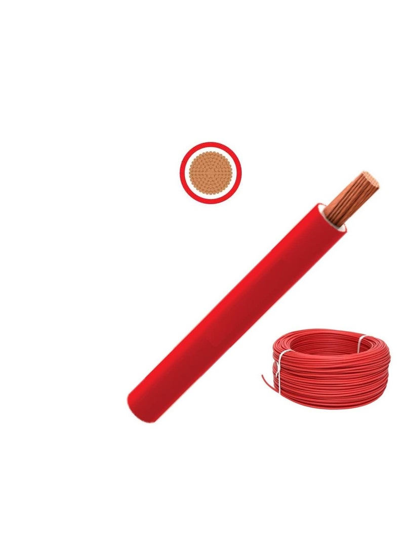 RR RR 1.5mm Single Core Wire-100 Yards-Red 