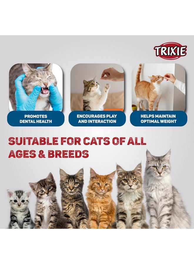 تريكسي مجموعة مكافآت القطط من ساندويتشات التونة الفاخرة ومكعبات الدجاج الفاخرة، مكافآت غنية بالعناصر الغذائية للقطط، مناسبة لجميع السلالات - (عبوة من قطعتين) - Image 5