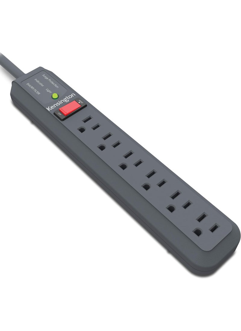 Kensington Kensington Guardian 6 Outlet Power Strip 15ft Surge Protector 15Foot Cord 540 Joules BlackK38215NA  - Image 1