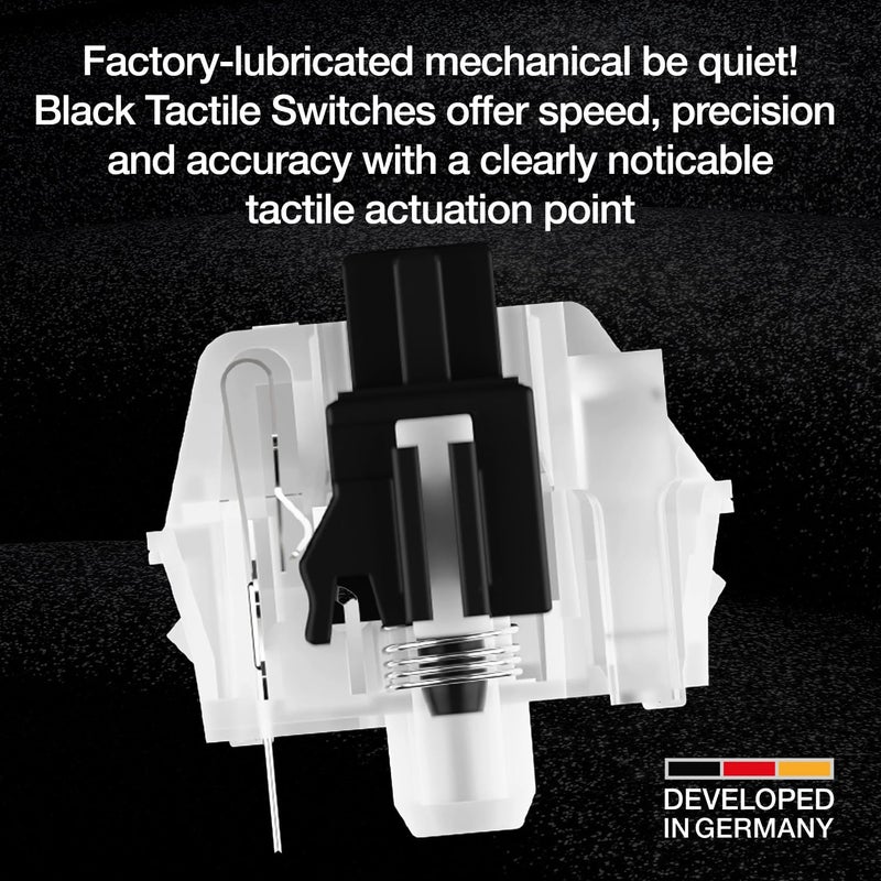 be quiet! Light Mount Mechanical Keyboard | Tactile | Hot-Swappable Lubricated Silent Switches | 3D Media Wheel | ARGB Keyboard | Quality PBT Double-Shot Keycaps | Programmable | BT004US - Image 2