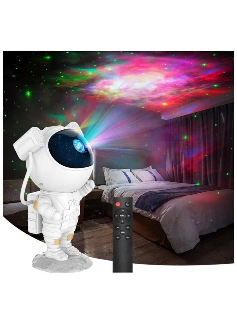 ELTRAZONE Kids Star Projector Night Light Astronaut LED Projection Lamp for Bedroom, Starry Night Light Projector with Timer, Remote Control and 360°Adjustable Head Angle,Right Galaxy Projector - Image 1