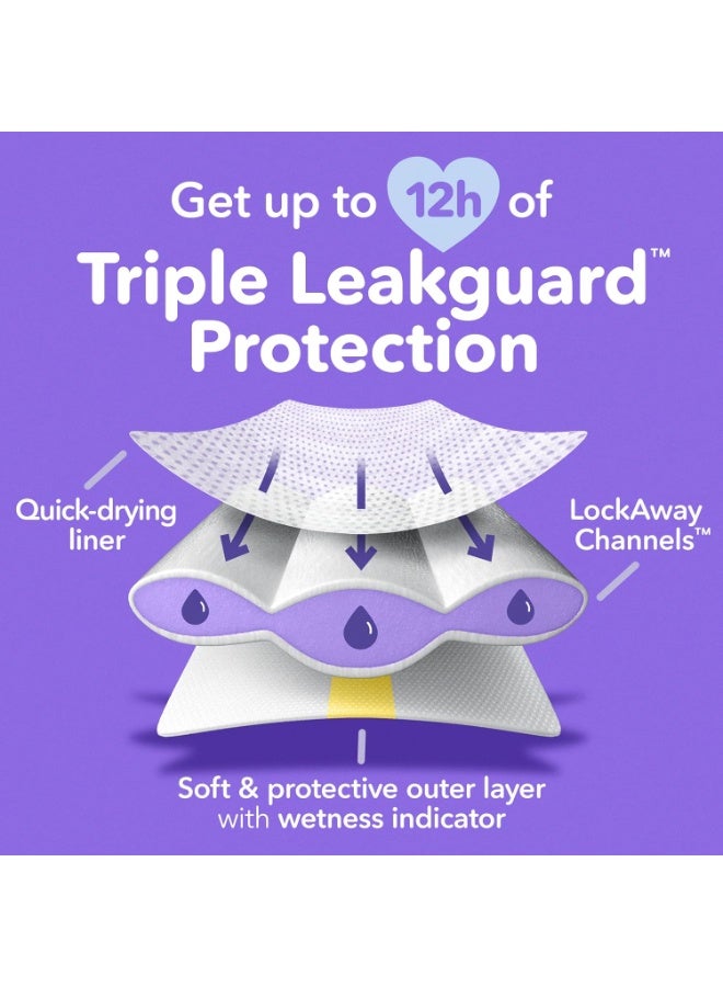 Luvs حفاضات لوفز مقاس 7 للأطفال، حماية بلاتينية حفاضات بلوى للنهار والليل، مقاس 7، 124 قطعة (قد يختلف التعبئة) - Image 2