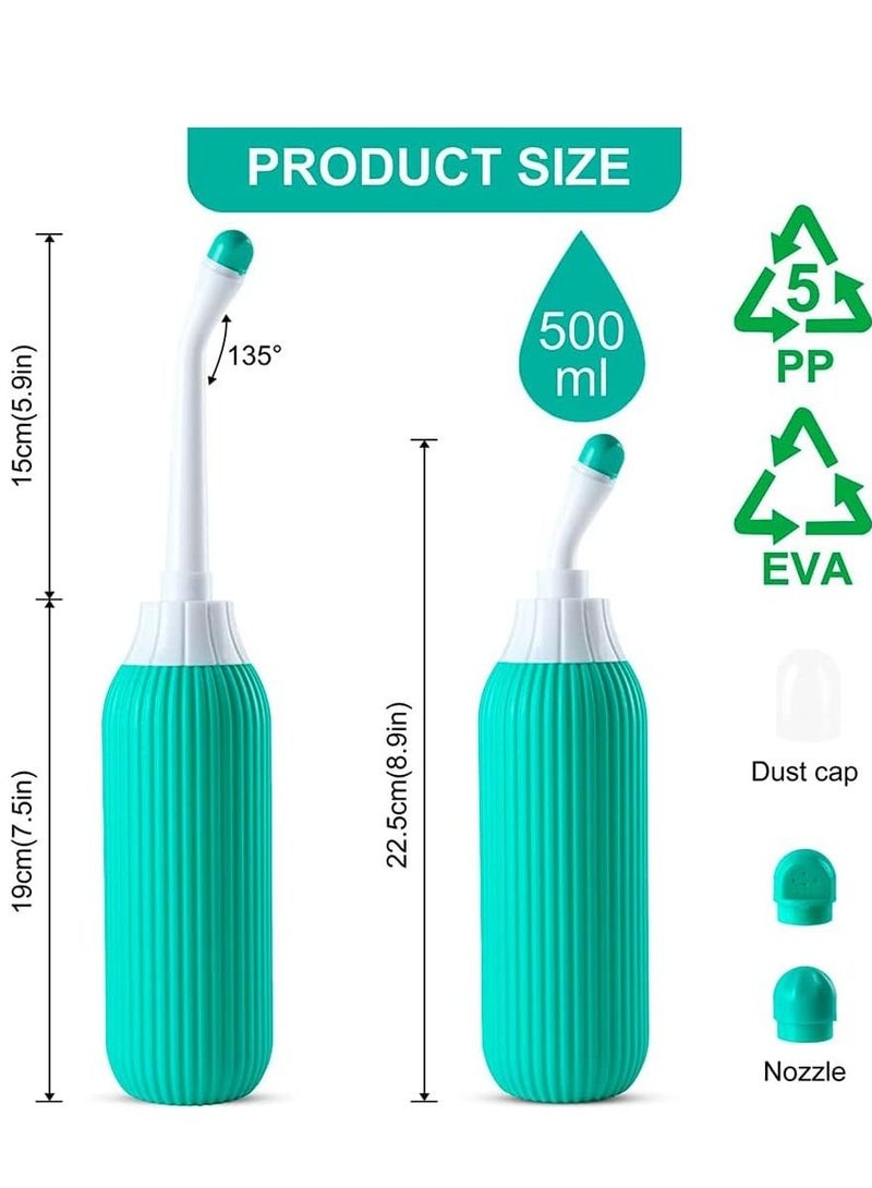 Premium Portable Shattaf Bidet, Portable Bidet, 500ml Portable Bidet with Retractable Nozzle, Postpartum Care, Travel shattaf, peri bottle - Image 2