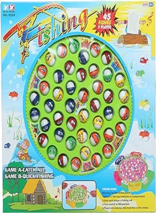 Run Feng 9259 Fishing Game For Unisex, Multi Color