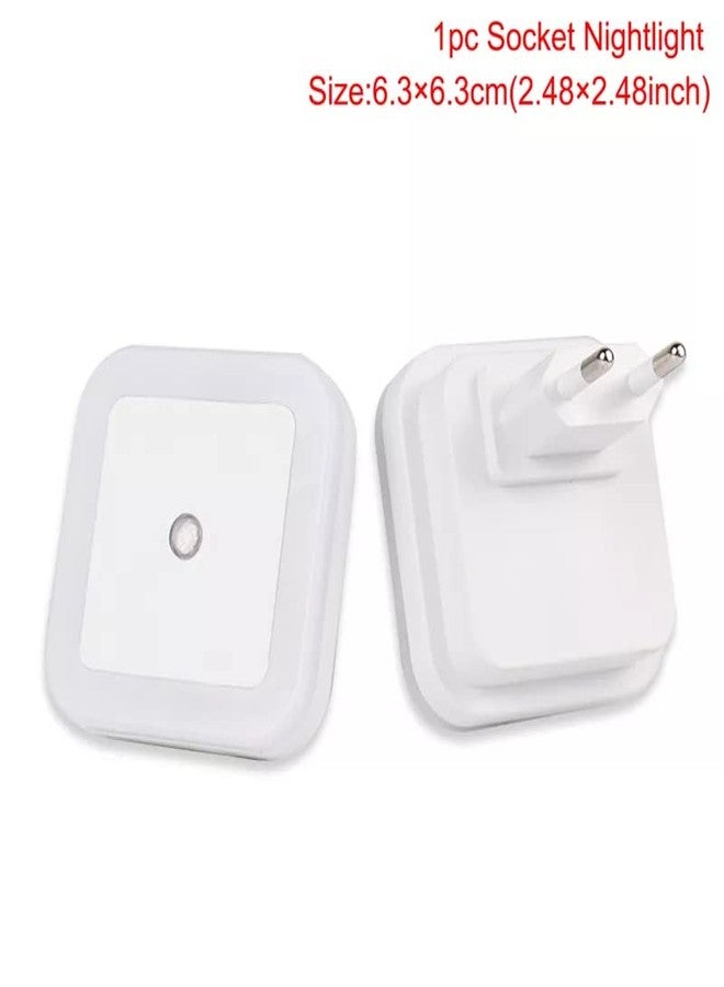 Revwd Night Lamp Sensor Led Light with Plug Type, 0.5w Plug in Automatic Smart Sensor, Night Lamp for Bedroom Gift Office Living Room Pack of 1 (Night Lamp - White) - Image 3