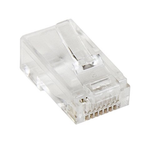StarTech.com Cat 5e RJ45 Solid Modular Plug Connector - 50 Pack (CRJ45SOL50PK) - Image 3