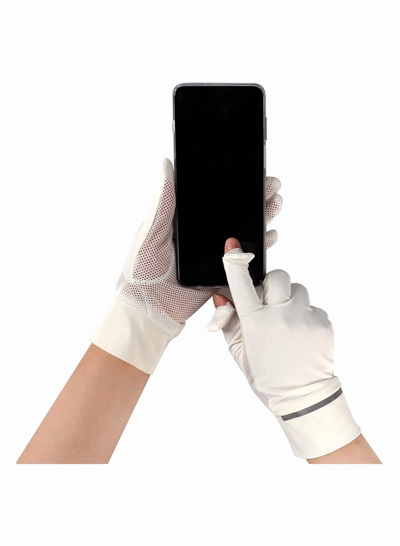 Generic Women's Summer Gloves Mesh Cooling Breathable Touch Screen Gloves Full Finger Quick Drying Gloves Cycling Gloves  - Image 4