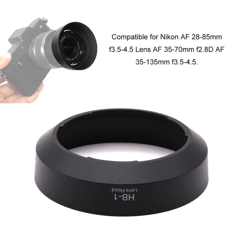 LingoFoto HB-1 Bayonet Mount Lens Hood Compatible with Nikon AF 28-85mm f3.5-4.5 Lens AF 35-70mm f2.8D AF 35-135mm f3.5-4.5 - Image 3