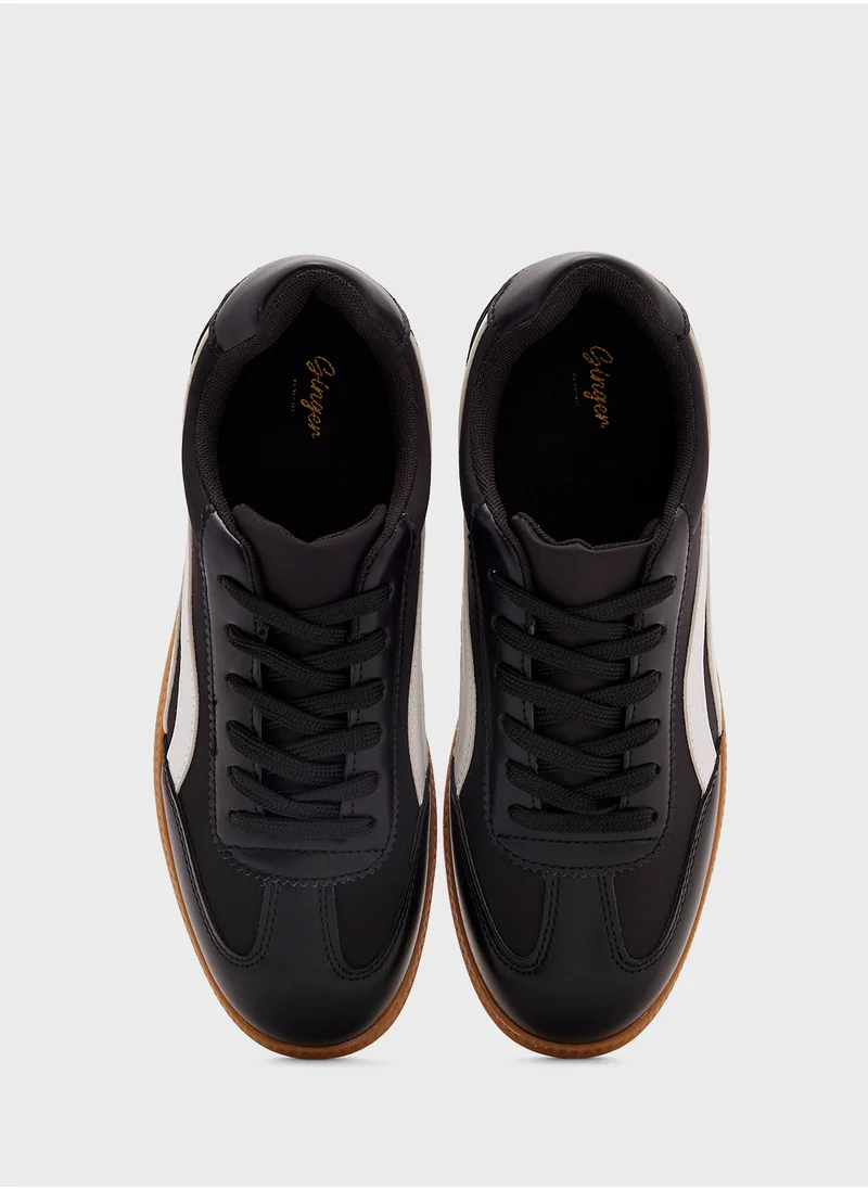 Ginger Patch Work Detail Sneakers