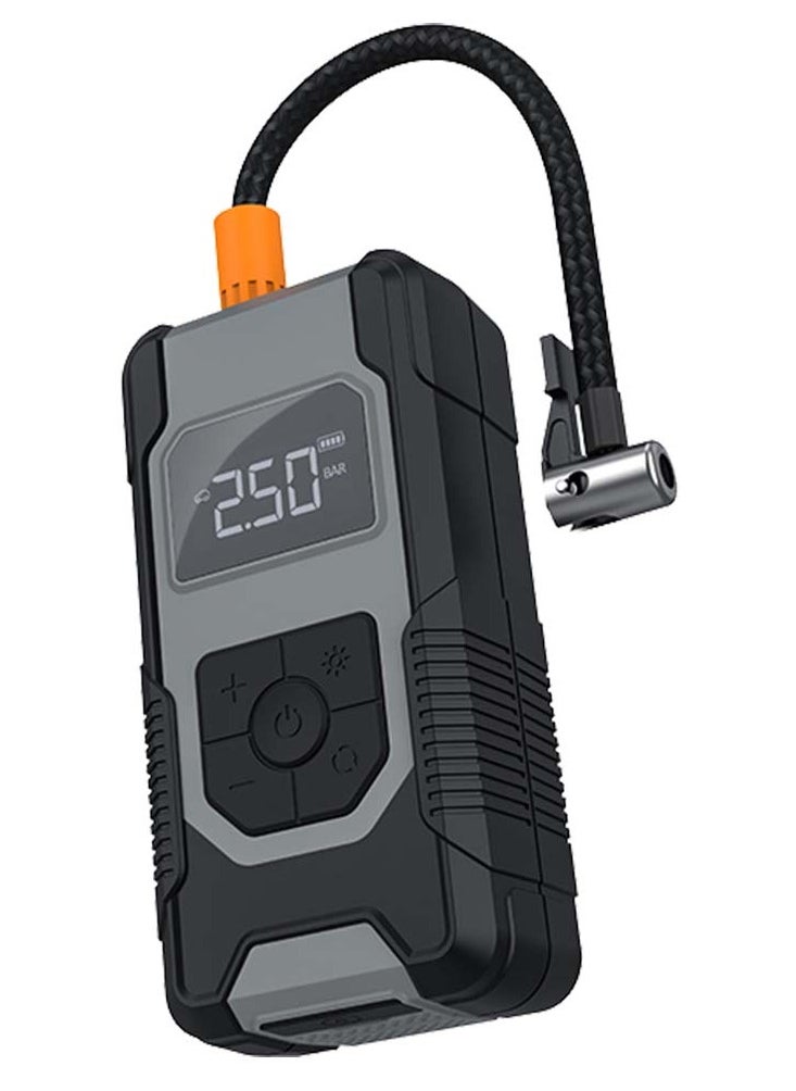 Denx 120W Cordless Car Tire Air Inflator With Portable Charger High Bright Led Flashlight And Powerful Rechargeable Lithium Battery  - Image 5