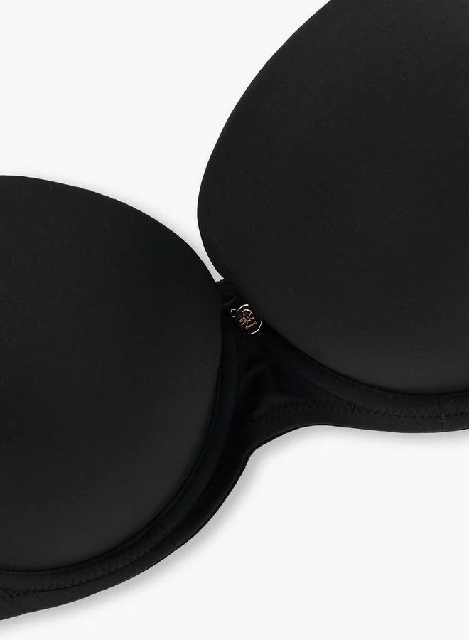 Splash FAV Pendant Embellished Double Push-Up Bra