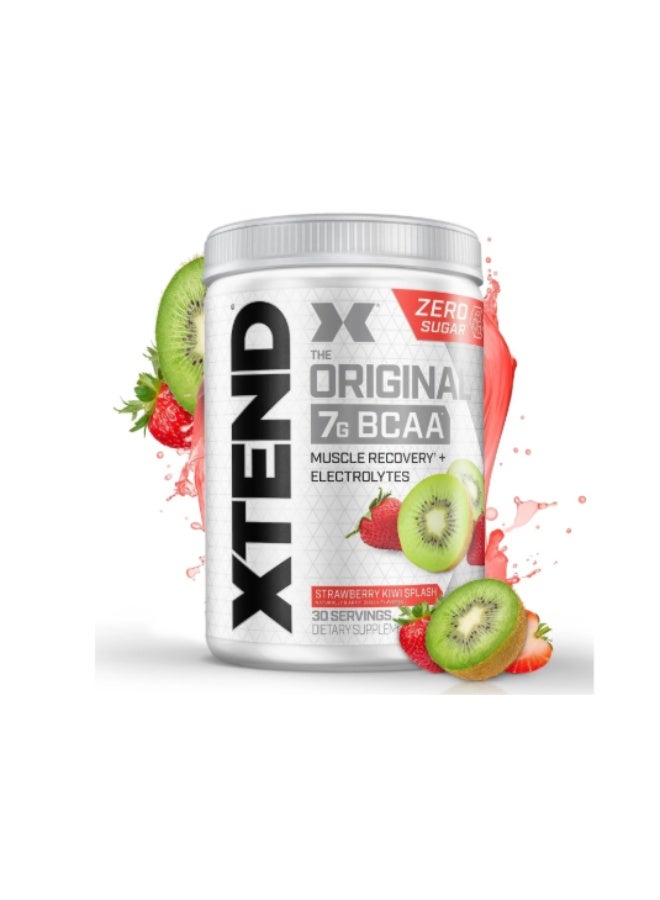 Xtend Original BCAA Powder, Sugar Free Post Workout, Muscle Recovery, Drink With Amino Acids 7g BCAAs, For Men And Women, Strawberry Kiwi Splash Flavor , 30 Servings - Image 1