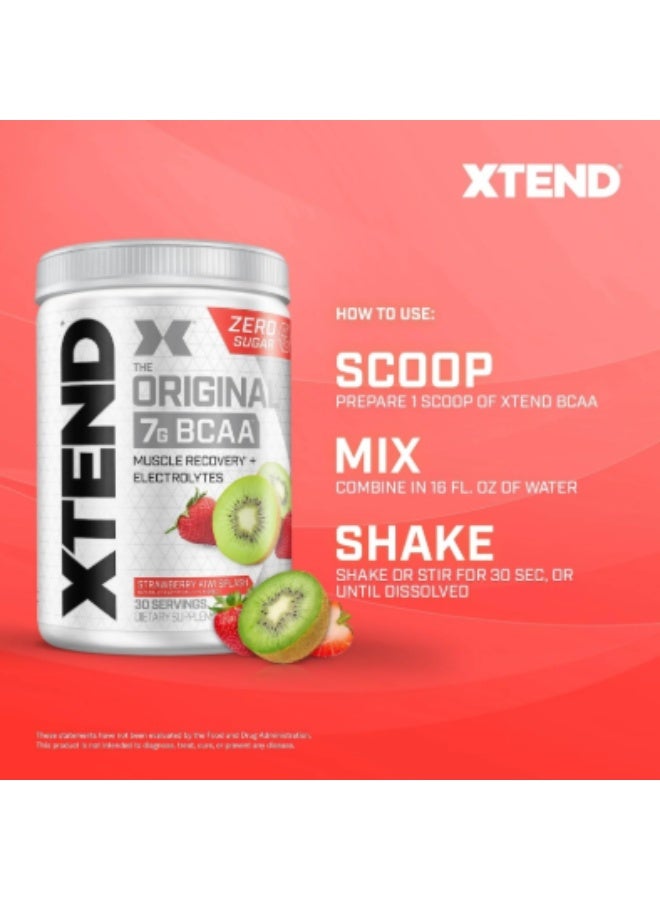 Xtend Original BCAA Powder, Sugar Free Post Workout, Muscle Recovery, Drink With Amino Acids 7g BCAAs, For Men And Women, Strawberry Kiwi Splash Flavor , 30 Servings - Image 2