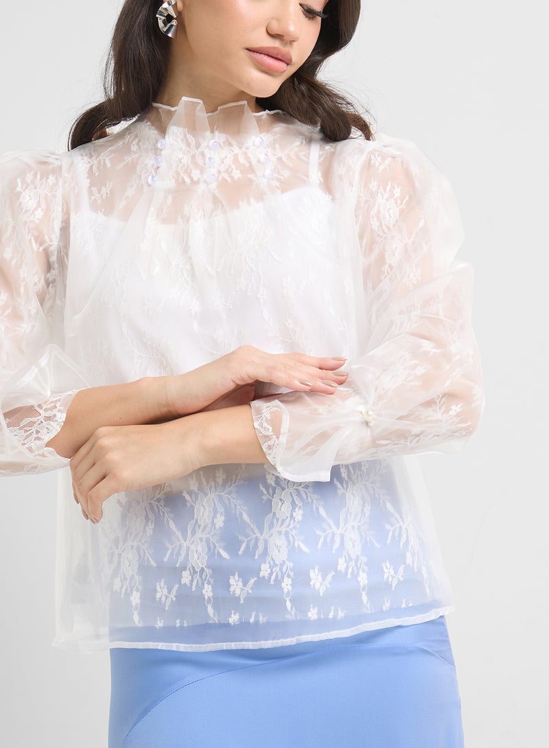 ELLA High Neck Top  - Image 3