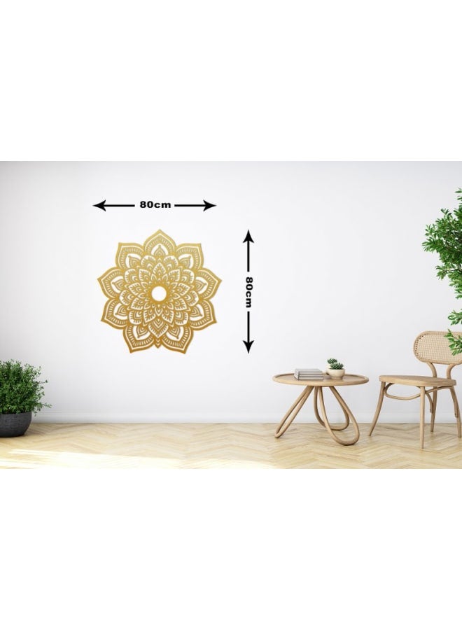 هوم جاليري مجموعة فنون جدارية خشبية من ماندالا التنوير - Image 4