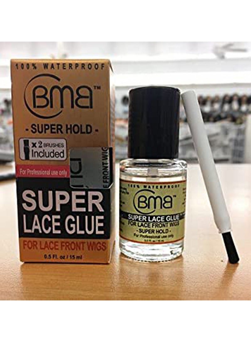 BMB Super Lace Glue Waterproof Super Fix, Wig Glue, Wig System - Invisible, Waterproof Adhesive Glue (15ml) - Image 5