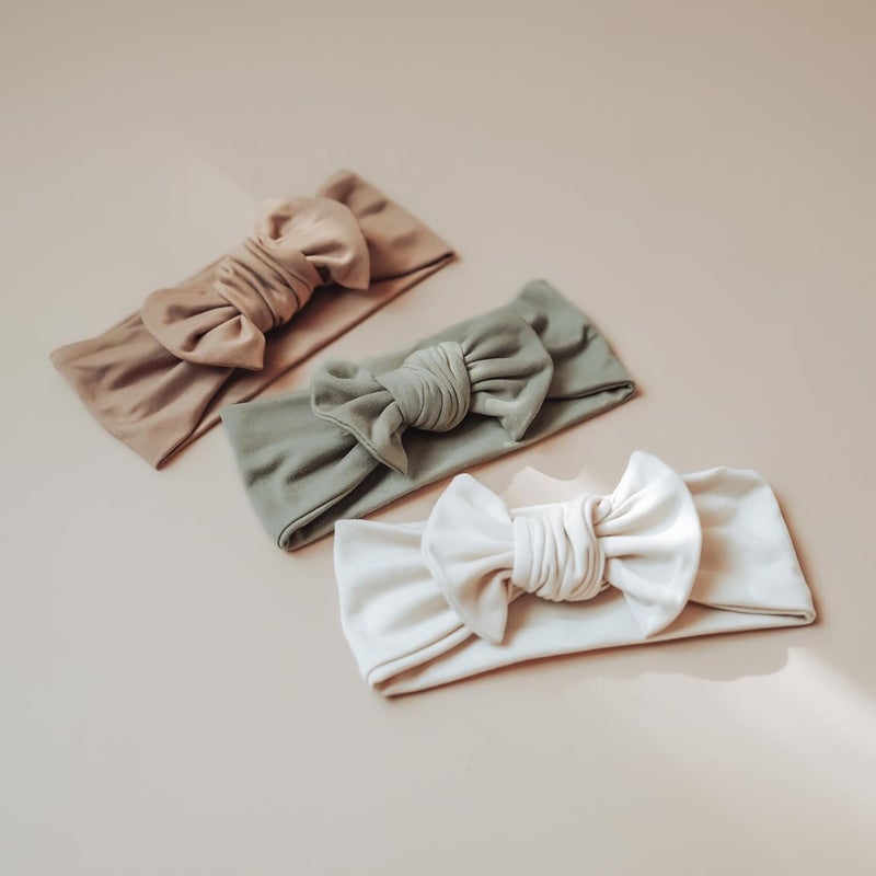 Konssy Baby Girl Newborn Receiving Blanket with Headband Set Baby Swaddle Nursery Swaddle Wrap - Image 5