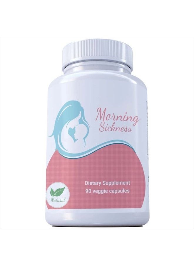 Basic Vigor - Maternal Balance Vitamin B6 25mg for Pregnancy, Plus Ginger & Zinc. 90 Easy Swallow Veggie Capsules - Image 1