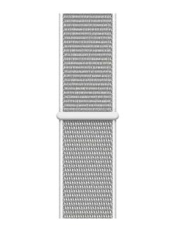 PROMASS Nylon Replacement Band For Apple Watch Series 5/4/3/2/1 - 38-40mm Seummit White/Silver  - Image 1