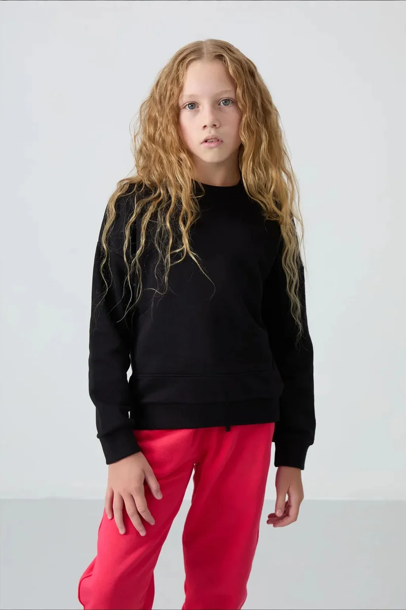 TOMMY Youth Unisex Cotton-Blend Sweatshirt