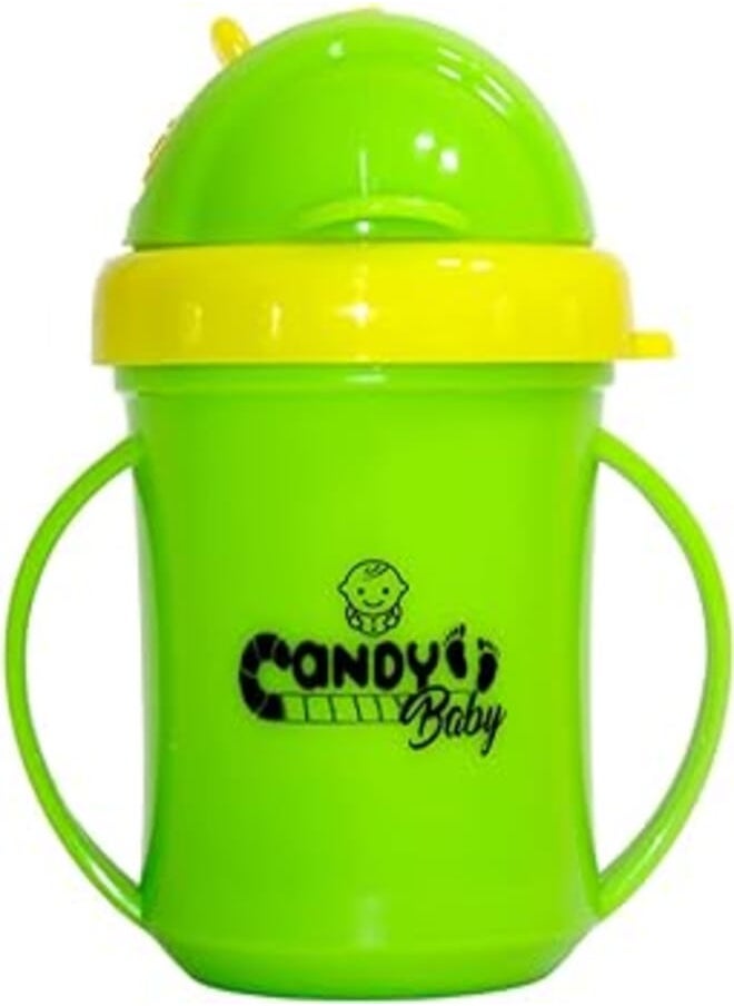 Candy Baby - Candy Baby Baby Bottle With Handle For Unisex-Green - Image 1