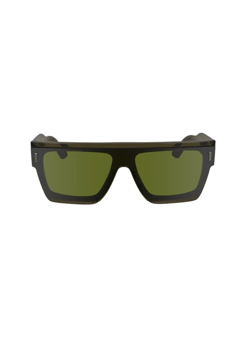 CALVIN KLEIN FULL RIM ACETATE SQUARE CALVIN KLEIN SUN CK24502S  5518 (330) KHAKI  - Image 1