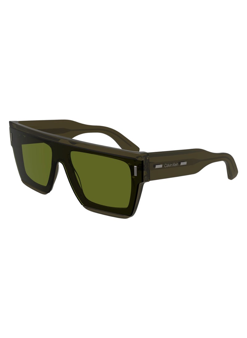 CALVIN KLEIN FULL RIM ACETATE SQUARE CALVIN KLEIN SUN CK24502S  5518 (330) KHAKI  - Image 2