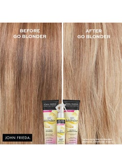 John Frieda John Frieda Go Blonder Lightening Spray, Controlled Hair Lightener to Gradually Lighten Hair, with Citrus and Chamomile BlondMend Technology, 3.5 Oz  - Image 2