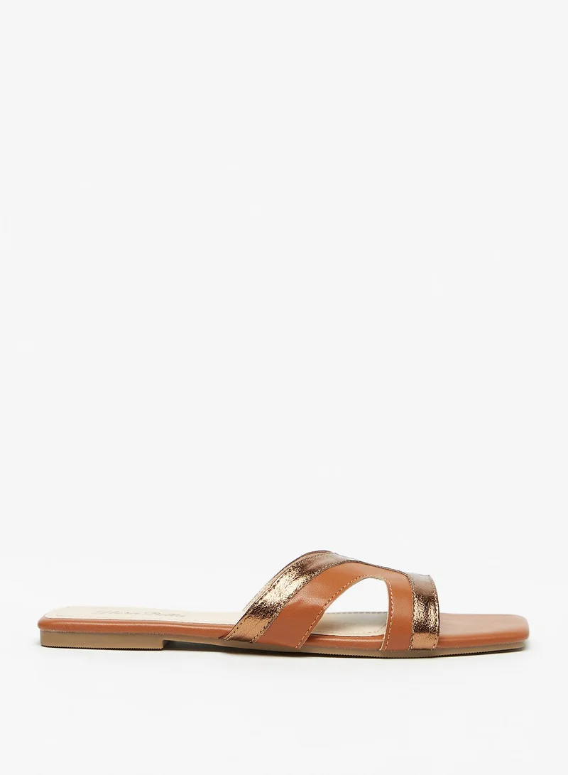 shoexpress Open Toe Flat Sandals