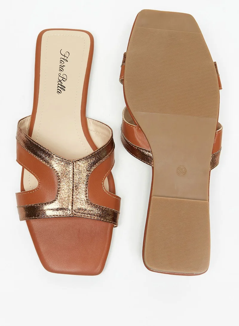 shoexpress Open Toe Flat Sandals