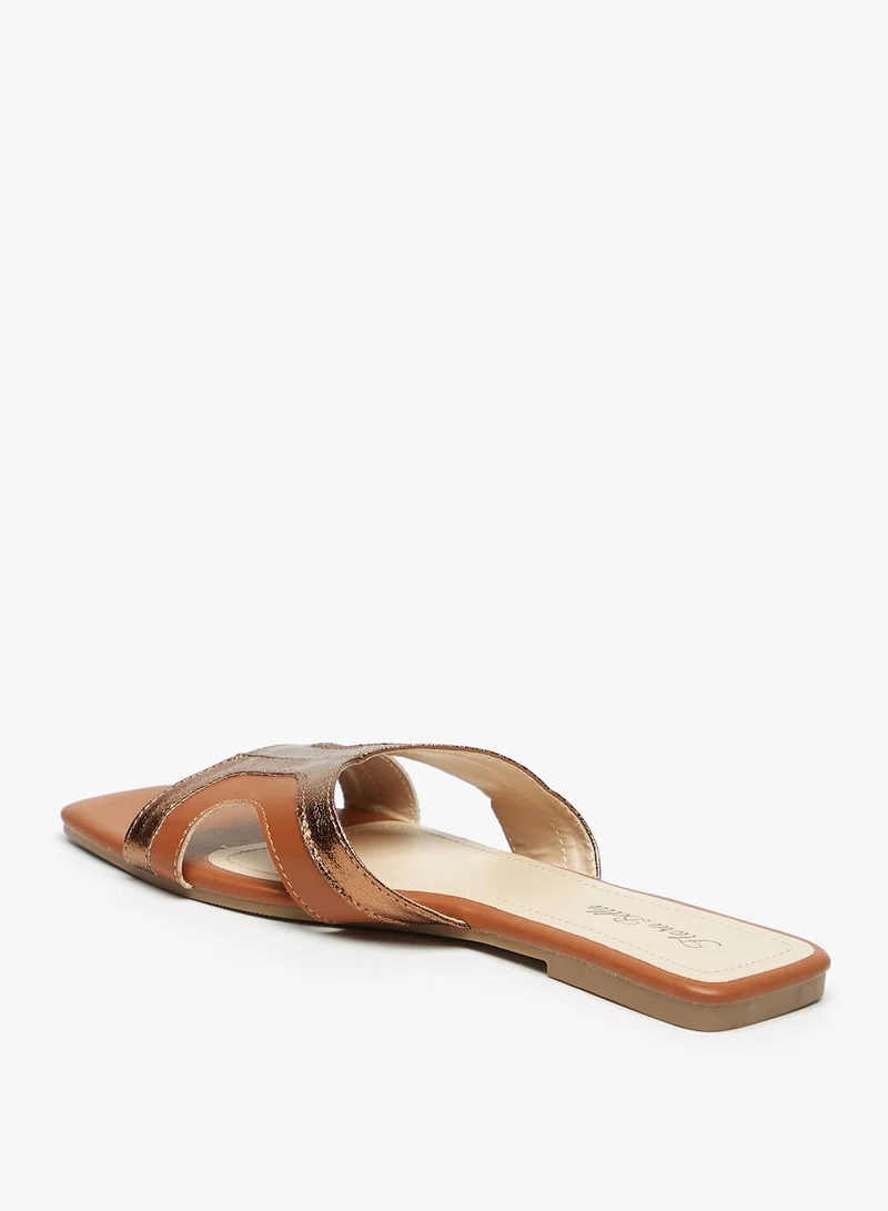 shoexpress Open Toe Flat Sandals