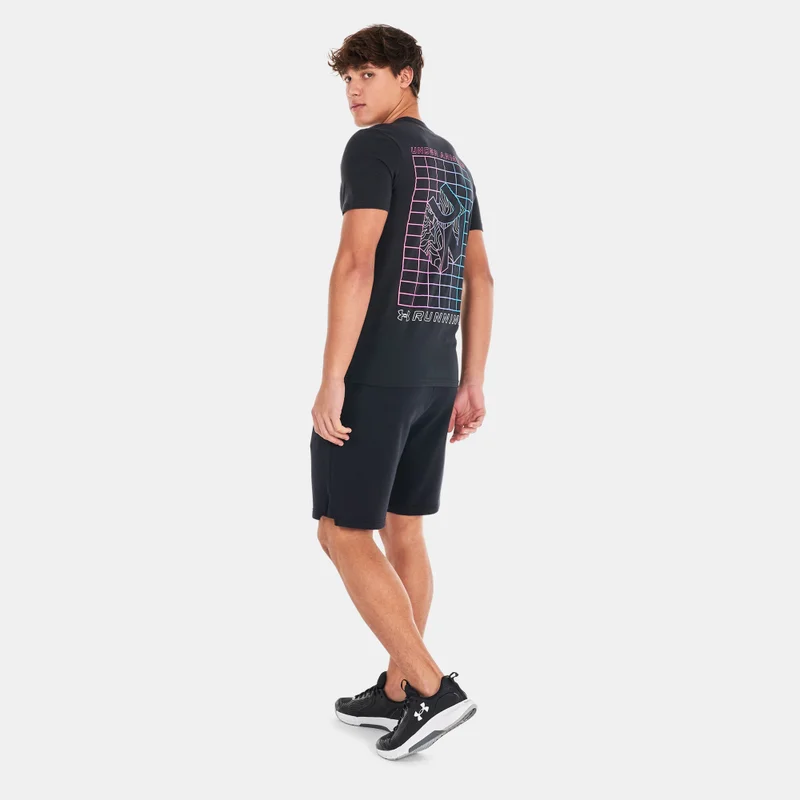 اندر ارمور تيشيرت رجالي UA Run Gradient Grid