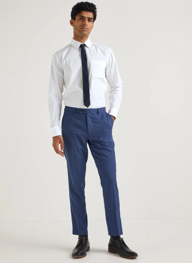 ماتلان Taylor & Wright White Easy Care Regular Fit Long Sleeve Shirt