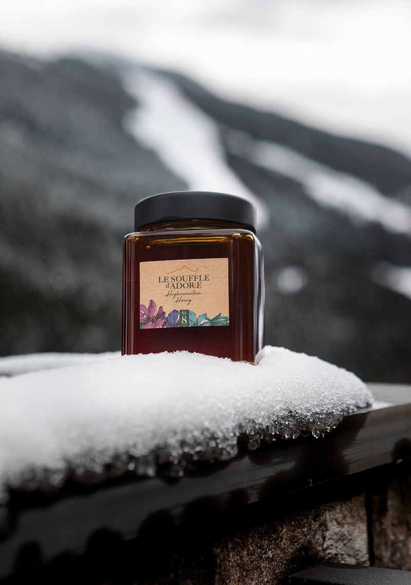 Le Souffle d'Adore Premium High-Mountain Forest Honey 100% Natural – 250g Glass Jar | Le Souffle d’Adore - Image 4