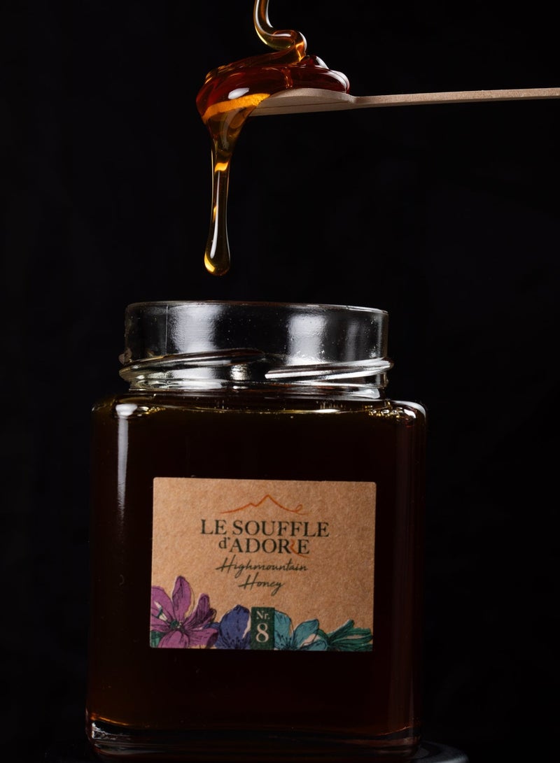 Le Souffle d'Adore Premium High-Mountain Forest Honey 100% Natural – 250g Glass Jar | Le Souffle d’Adore - Image 5