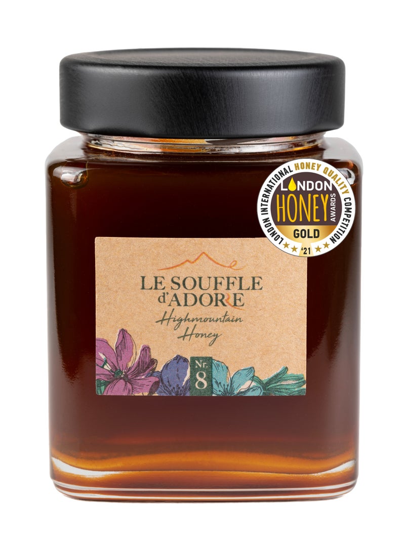 Le Souffle d'Adore Premium High-Mountain Forest Honey 100% Natural – 250g Glass Jar | Le Souffle d’Adore - Image 1