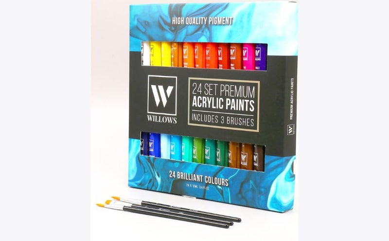 Grofilo Premium Acrylic Paint Set 24 PCS X 12ML