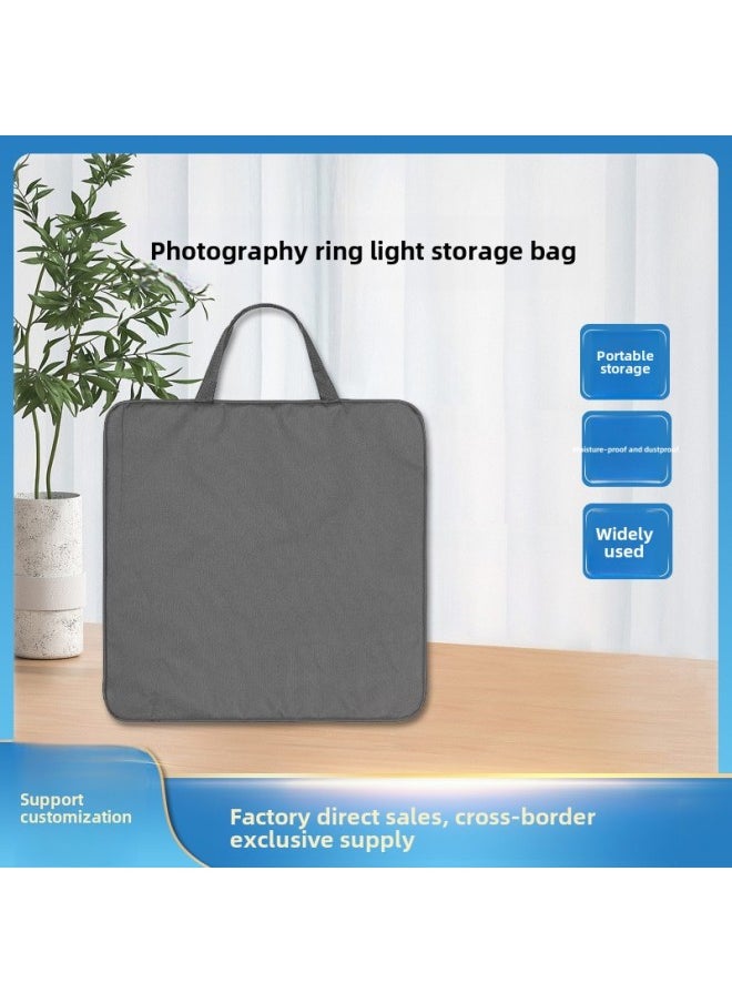 Generic Live Beauty Lamp Storage Bag Moisture-proof Bag Dustproof Protective Bag Portable Portable Live Outdoor Lamp Storage Bag-Color:Black  - Image 2