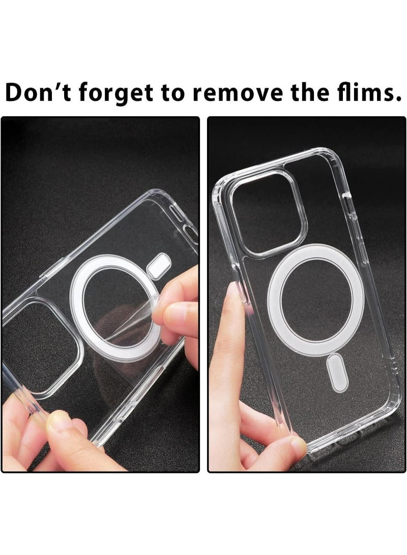 UMIXPRO Clear Magnetic Case for Apple iPhone 11, MagSafe Compatible, Hybrid Shockproof Transparent Cover - Image 4