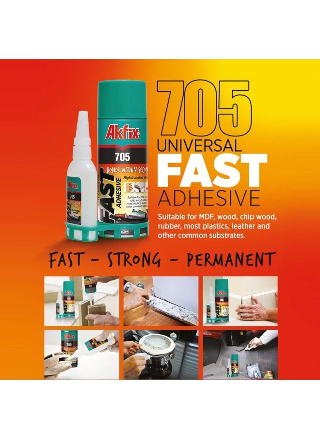 AKFIX Akfix 705 Universal Fast Adhesive 200 Ml-Pack Of 2  - Image 2