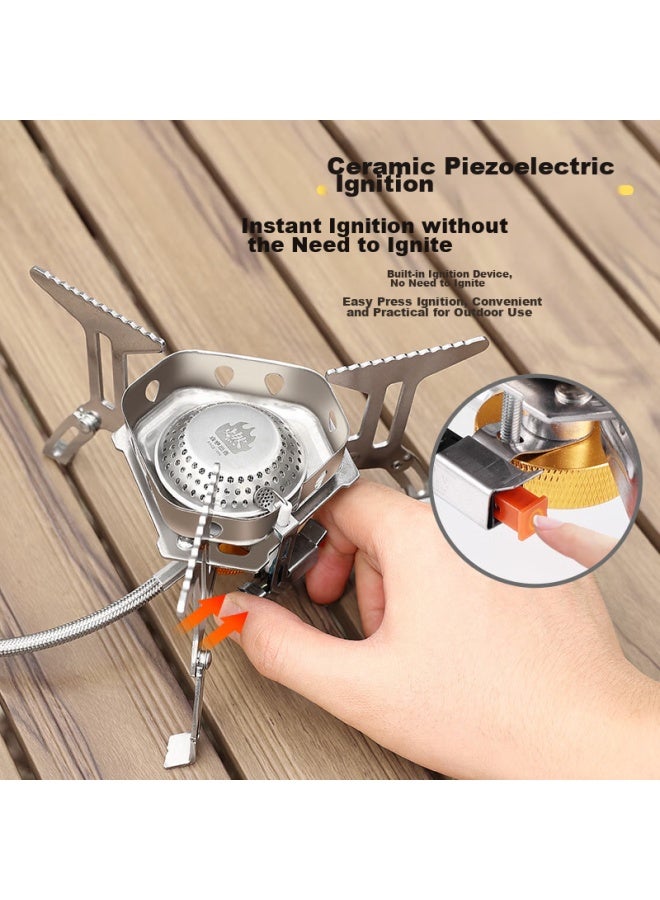 Jinyu Jinyu Split-type Portable Gas Stove, Outdoor Cooking Stove, Camping Stove, Picnic Folding Water Boiler, Outdoor Portable Split Gas Stove - Image 2