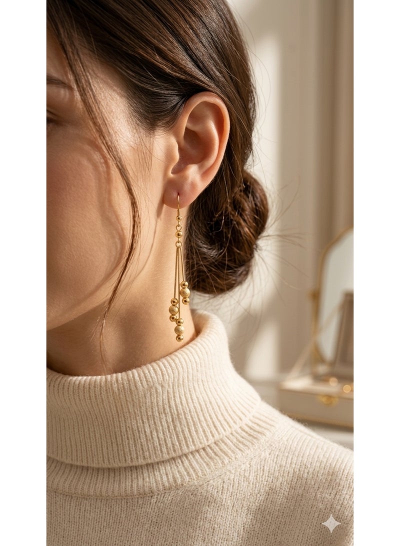 Gold Plated Earrings - Image 1