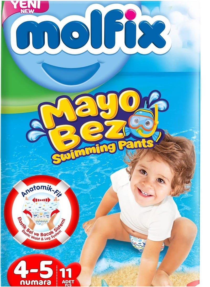 Molfix - swimwear diapers 11pcs - size 4 to 5 - Image 1