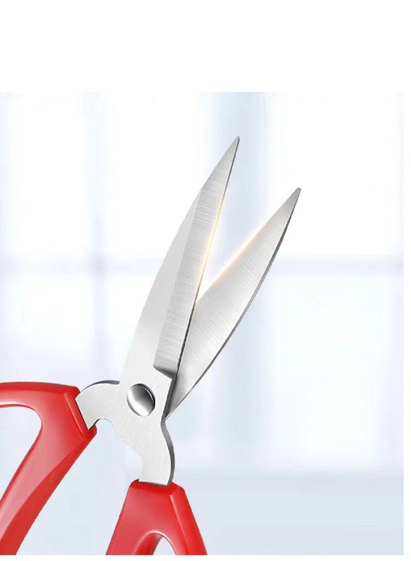 DE XIAN Stainless Steel Household Scissors Are Suitable For Home Cutting Hand Paper Cutting, And Office - Image 4